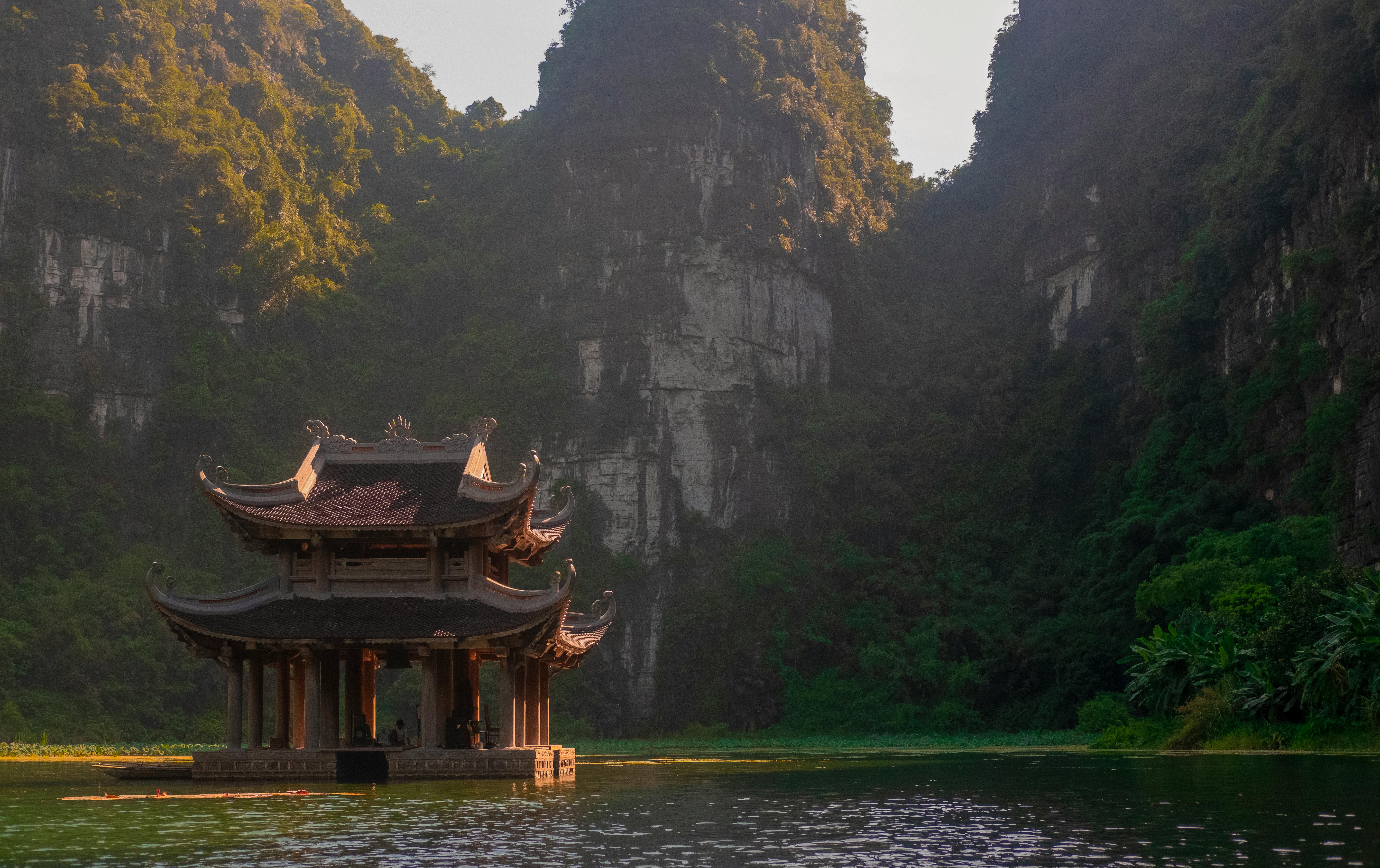 Mountains scene in Ninh Binh